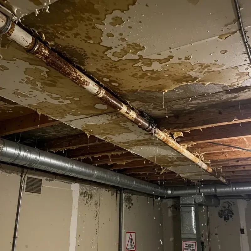 Ceiling Water Damage Repair in Throop, PA