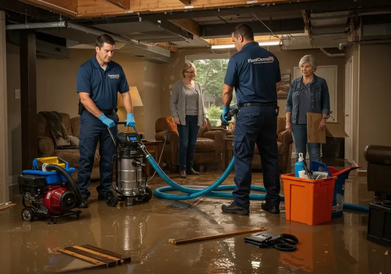 Basement Water Extraction and Removal Techniques process in Throop, PA